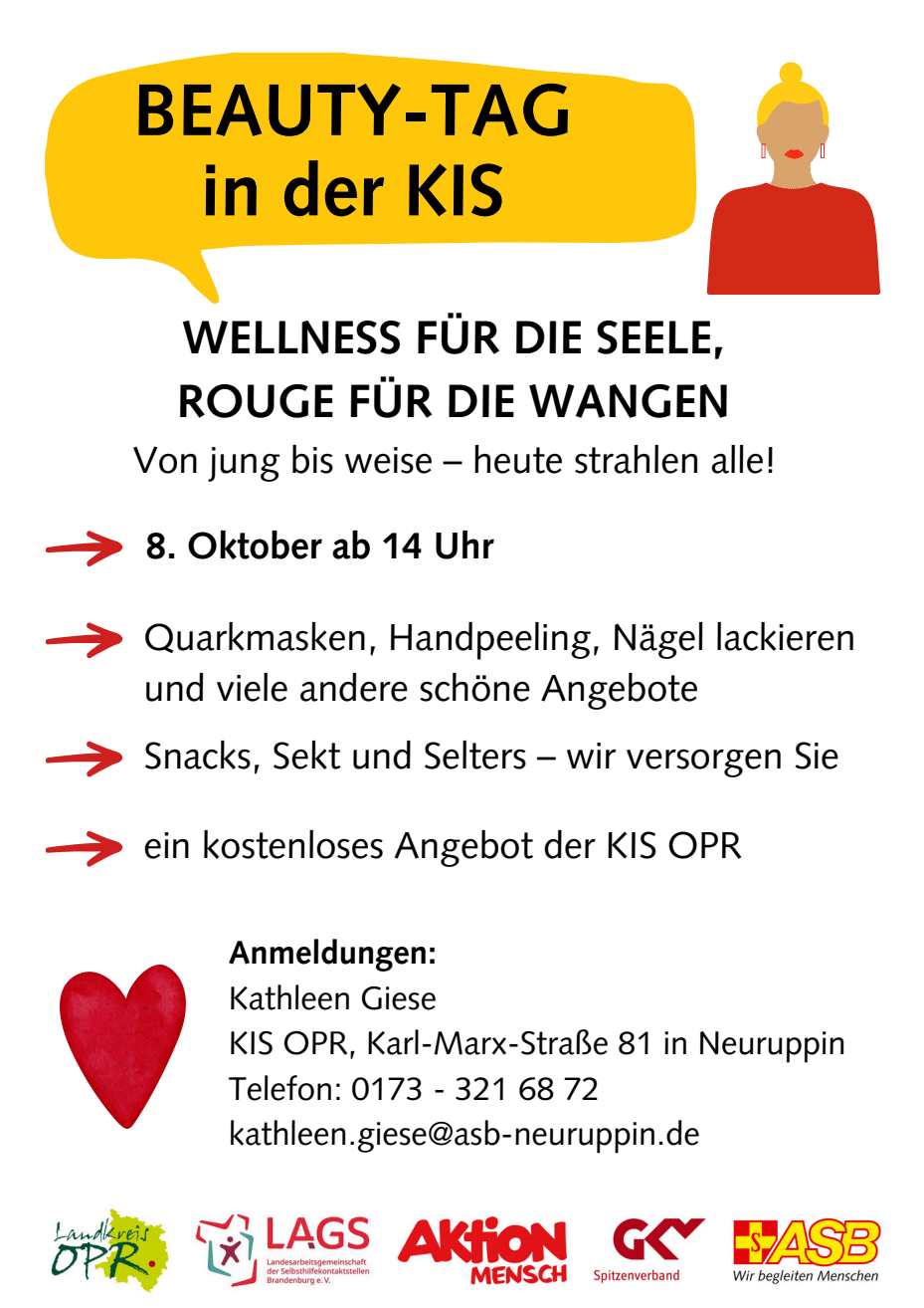 Wellness für die Seele, Rouge für die Wangen - Beauty-Tag in der KIS