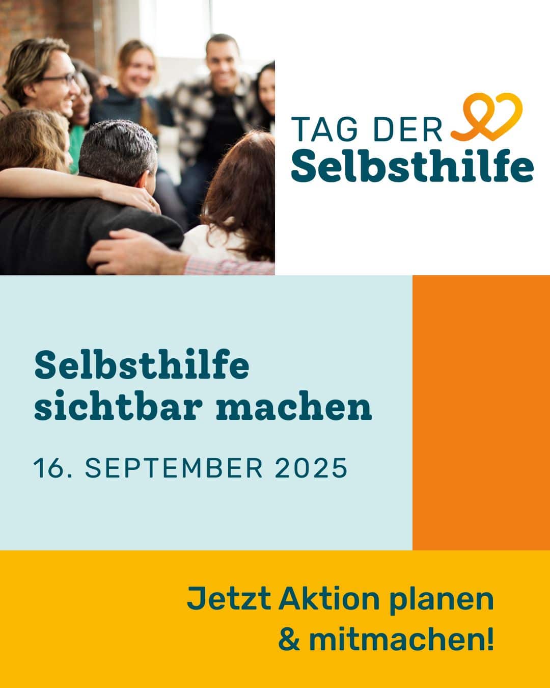 Wir machen mit beim Tag der Selbsthilfe am 16. September 2025 – Gemeinsam stark!