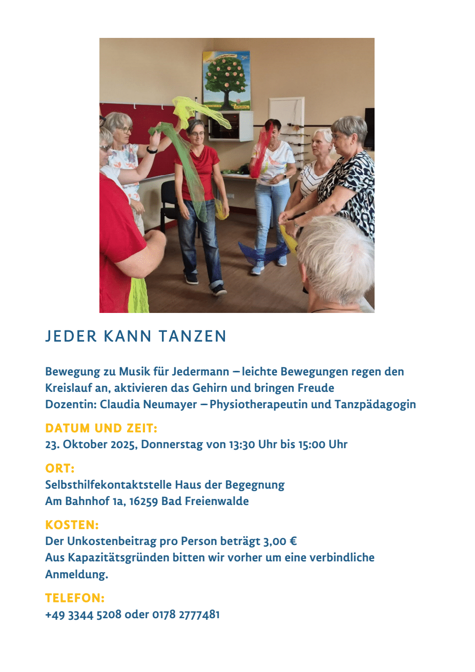 Jeder kann tanzen
