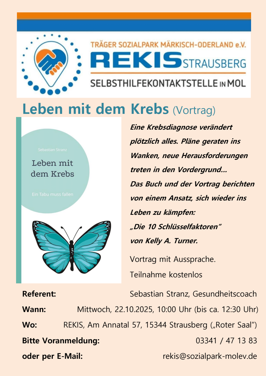 Leben mit dem Krebs (Vortrag)