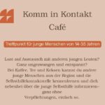 Komm in Kontakt Café für junge Menschen