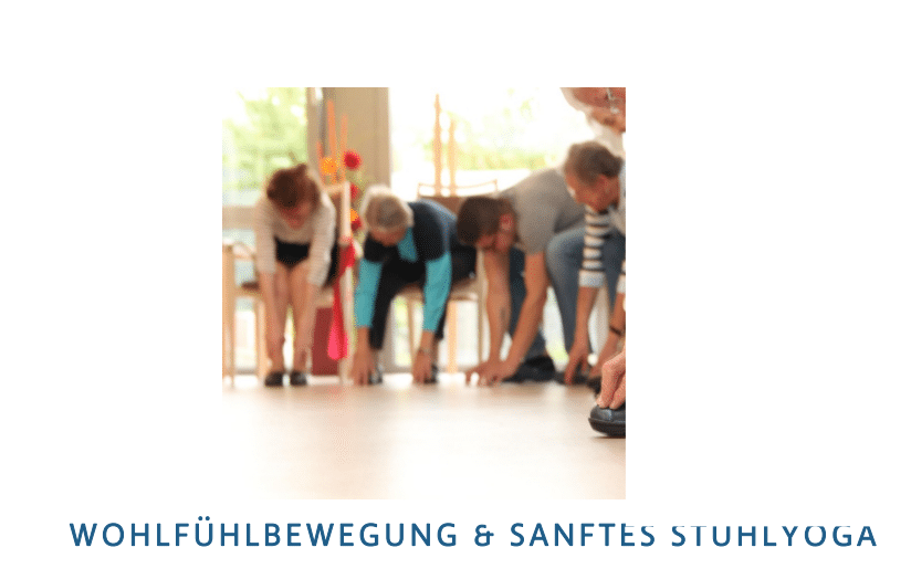 Wohlfühlbewegung und sanftes Stuhlyoga