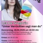 Lesung "Unter Verrückten sagt man du"
