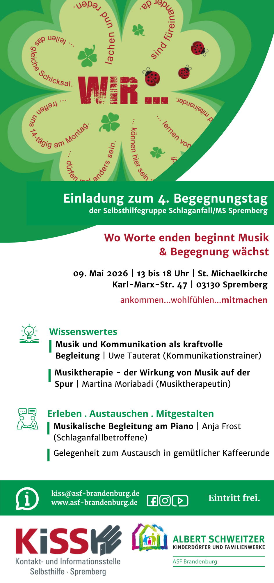 4. Begegnungstag der SHG Schlaganfall/MS Spremberg