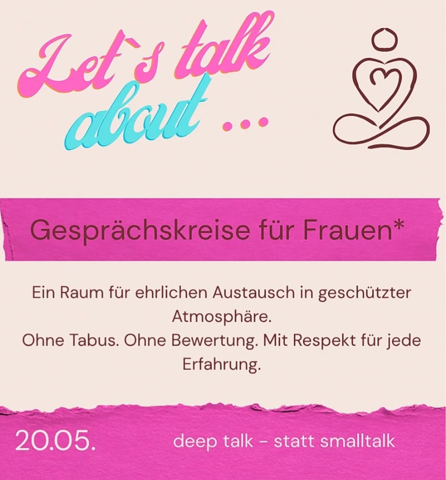 Let's talk about... Gesprächskreise für Frauen*