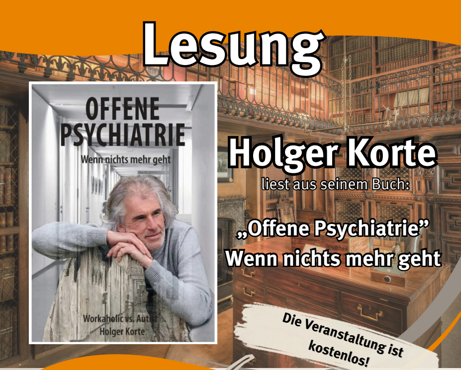 Lesung Holger Korte in der Stadtbibliothek Oranienburg