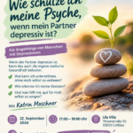 Forum für seelische Gesundheit „Wie schütze ich meine Psyche, wenn mein Partner depressiv ist?“