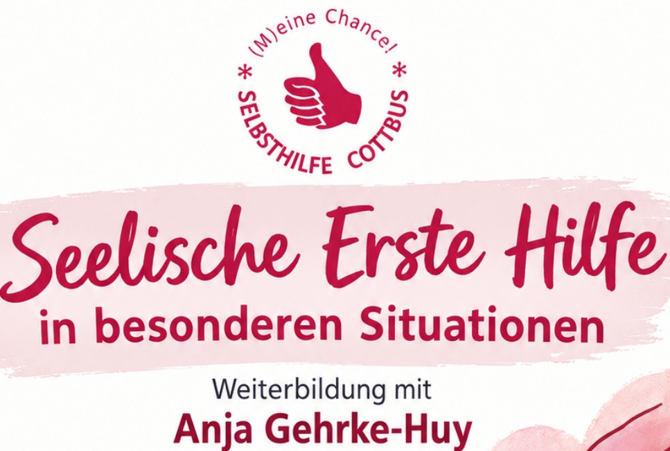 Weiterbildung Seelische Erste Hilfe in besonderen Situationen